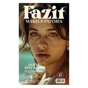 2/$30 Fazit Gold Glitter Freckles Makeup Patches